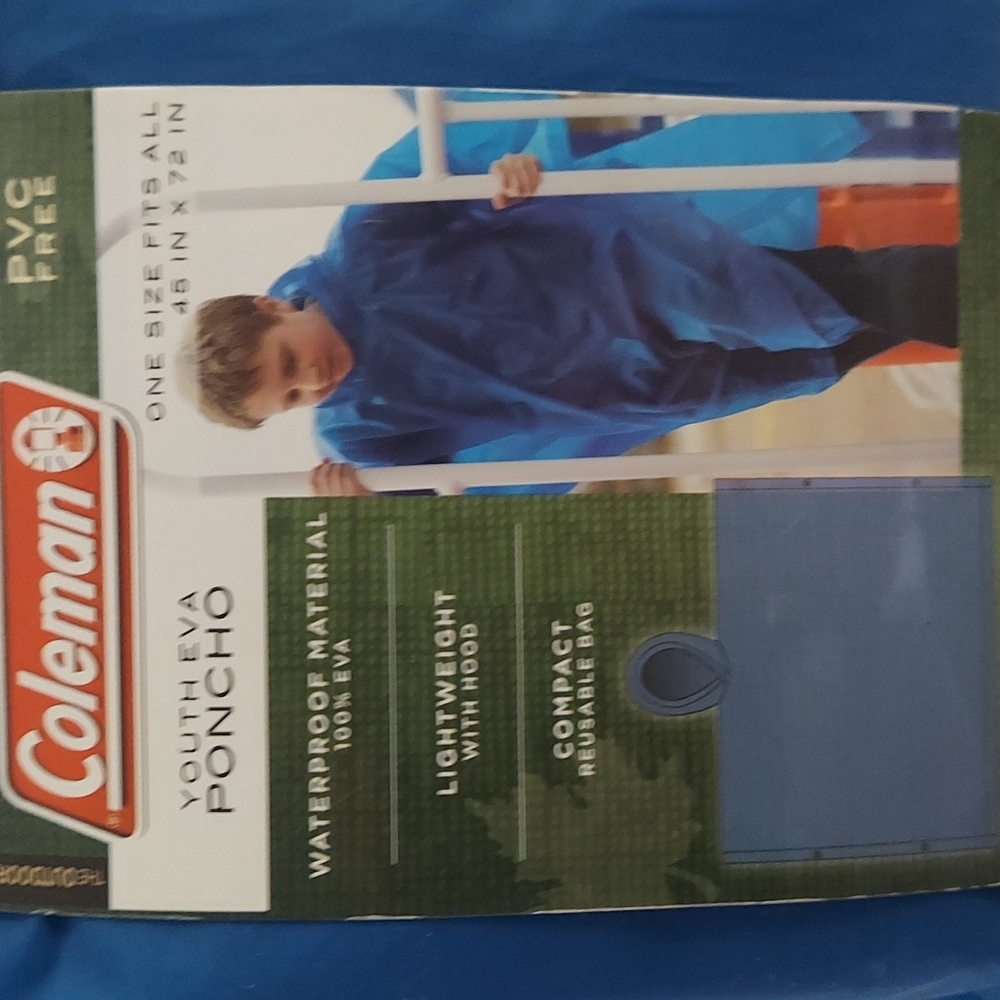 Coleman Youth Rain Poncho